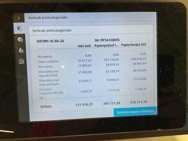 2015 hp pagewide xl5000 grootformaat kleurenprinter - afbeelding 4 van  19