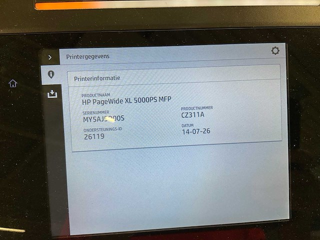 2015 hp pagewide xl5000 grootformaat kleurenprinter - afbeelding 8 van  19