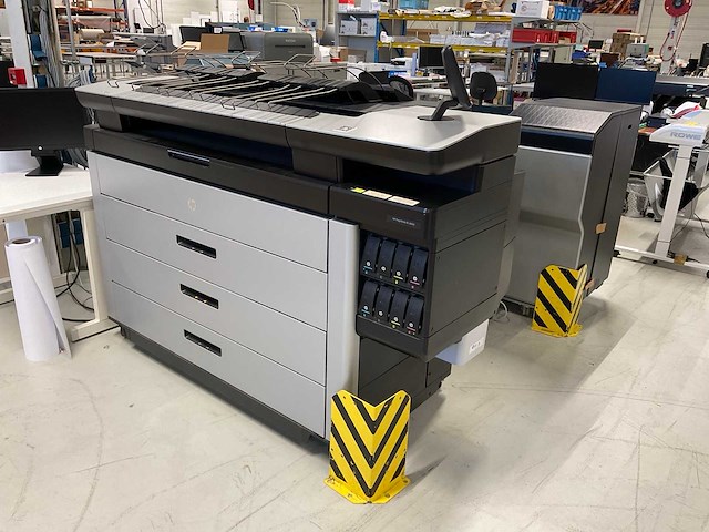2015 hp pagewide xl8000 grootformaat kleurenprinter met vouwstation - afbeelding 1 van  18