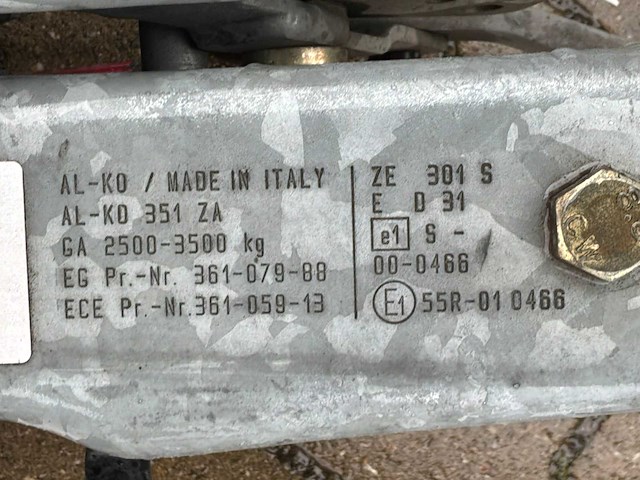 2015 hulco rota-3 3503 schamel aanhangwagen - afbeelding 3 van  11