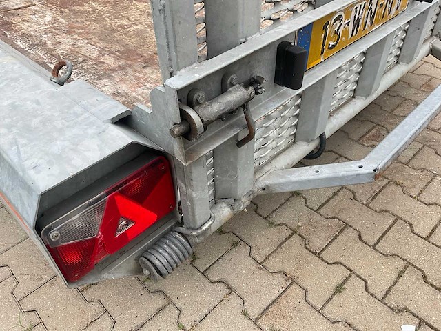 2015 hulco terrax-2 3001-lk machine transporter aanhangwagen - afbeelding 3 van  16