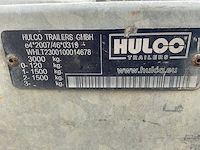 2015 hulco terrax-2 3001-lk machine transporter aanhangwagen - afbeelding 8 van  16