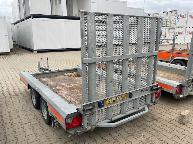 2015 hulco terrax-2 3001-lk machine transporter aanhangwagen - afbeelding 12 van  16