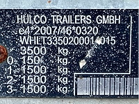 2015 hulco terrax-3 3502-lk multi transporter aanhangwagen - afbeelding 13 van  20
