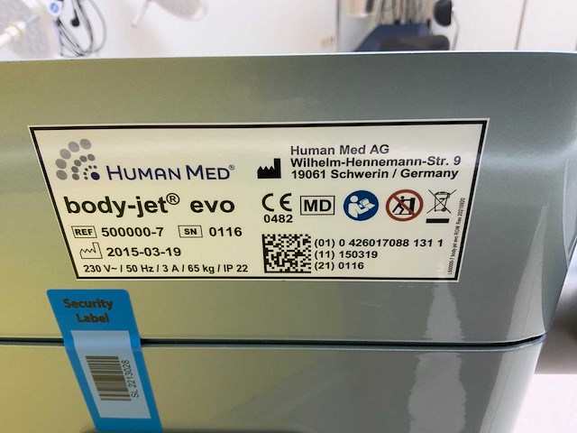 2015 human med body-jet evo liposuctie machine - afbeelding 7 van  8