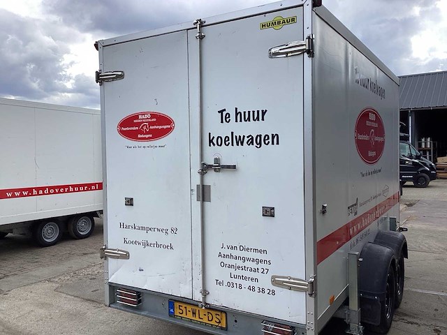 2015 humbaur hgk 253517-19s50 koelaanhangwagen - afbeelding 6 van  18