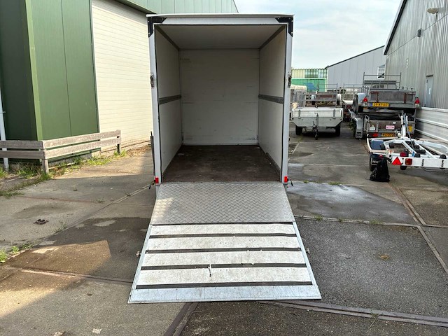 2015 humbaur hk 133015-18p gesloten aanhangwagen - afbeelding 3 van  18