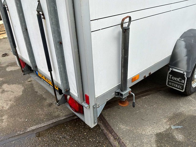 2015 humbaur hk 133015-18p gesloten aanhangwagen - afbeelding 9 van  18