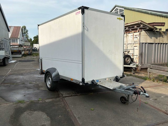 2015 humbaur hk 133015-18p gesloten aanhangwagen - afbeelding 1 van  18