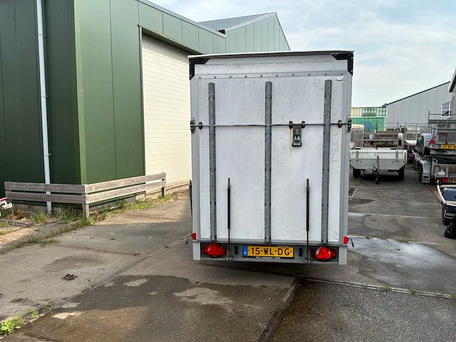 2015 humbaur hk 133015-18p gesloten aanhangwagen - afbeelding 13 van  18