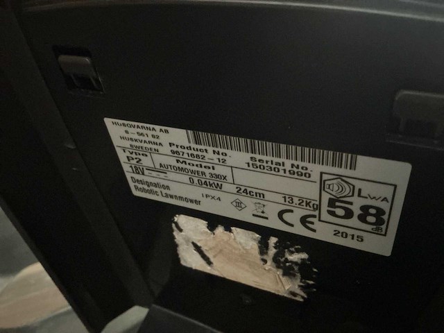 2015 husqvarna automower 330x robotmaaier - afbeelding 5 van  5