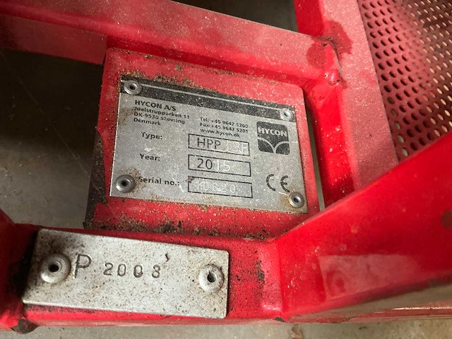 2015 hycon hpp13f hydraulisch pompaggregaat - afbeelding 8 van  8