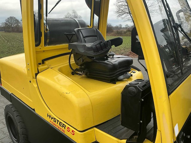 2015 hyster h5.5 ft vorkheftruck voorzien van roterende klem - afbeelding 11 van  45