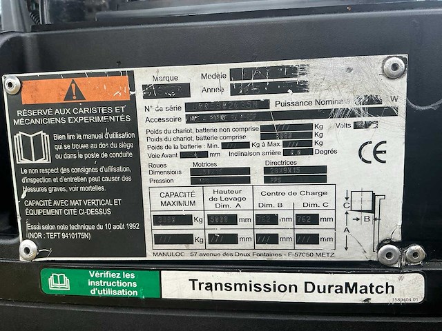 2015 hyster h5.5 ft vorkheftruck voorzien van roterende klem - afbeelding 38 van  45