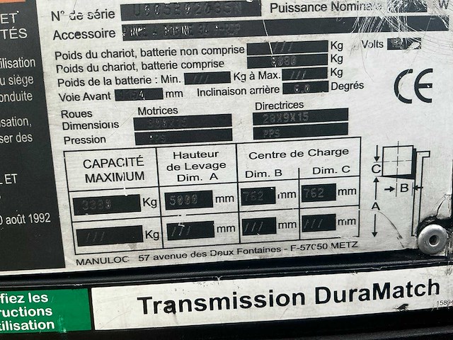2015 hyster h5.5 ft vorkheftruck voorzien van roterende klem - afbeelding 40 van  45