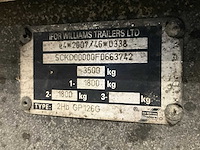 2015 i for williams 2hb machinetransporter - afbeelding 6 van  15