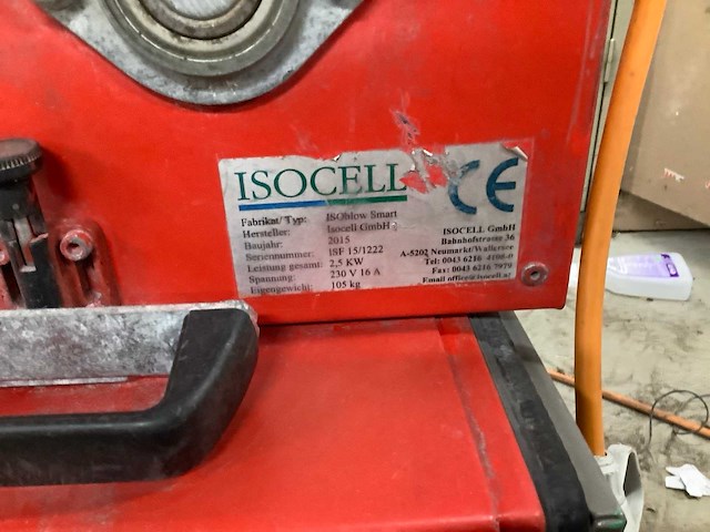 2015 isocell isoblow smart inblaas machine isolatie - afbeelding 4 van  4