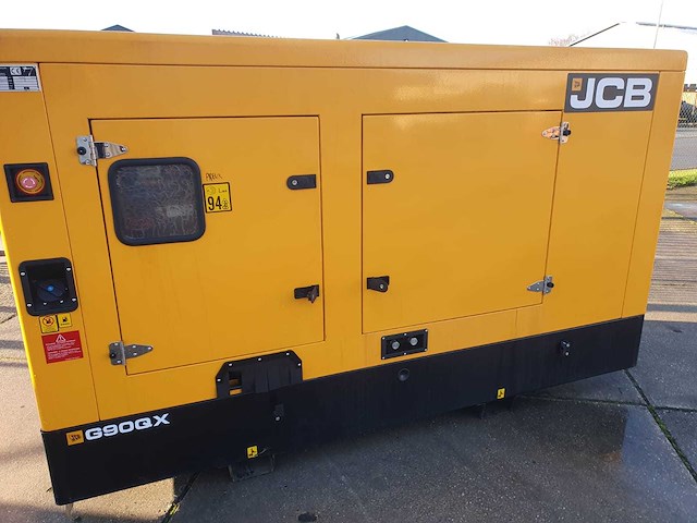 2015 jcb g90qx stroomgenerator 80kva - afbeelding 1 van  11