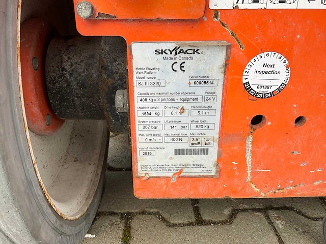 2015 jlg 1930es hoogwerker - afbeelding 11 van  19