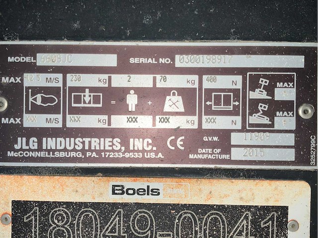2015 jlg 660sjc rups telescoop hoogwerker - afbeelding 41 van  46