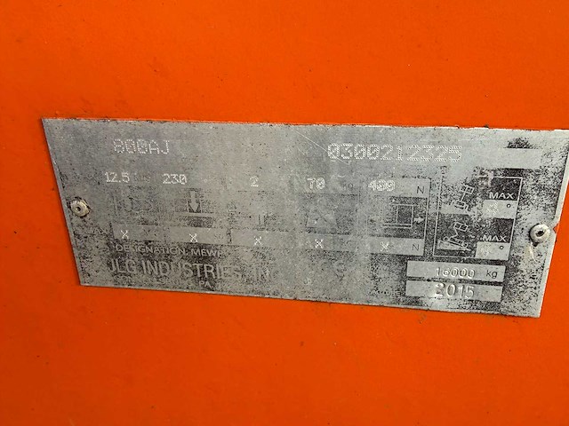 2015 jlg 800aj telescoophoogwerker - afbeelding 18 van  19