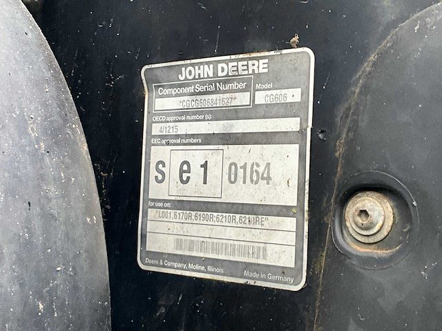 2015 john deere 6210r vierwielaangedreven landbouwtractor - afbeelding 15 van  26