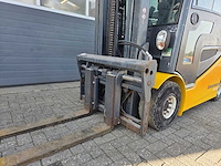 2015 jungheinrich efg 425k 2500kg lepelversteller vorkheftruck - afbeelding 3 van  10