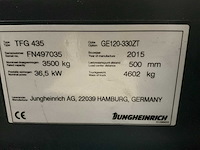 2015 jungheinrich tfg435 vorkheftruck - afbeelding 15 van  25