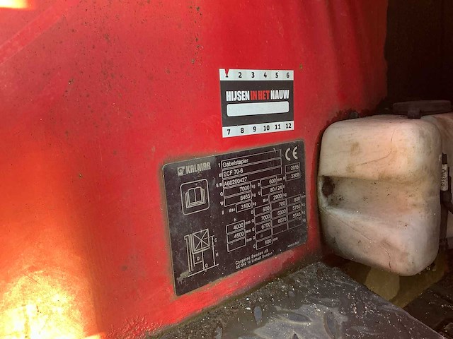 2015 kalmar ecf70 vorkheftruck - afbeelding 13 van  20