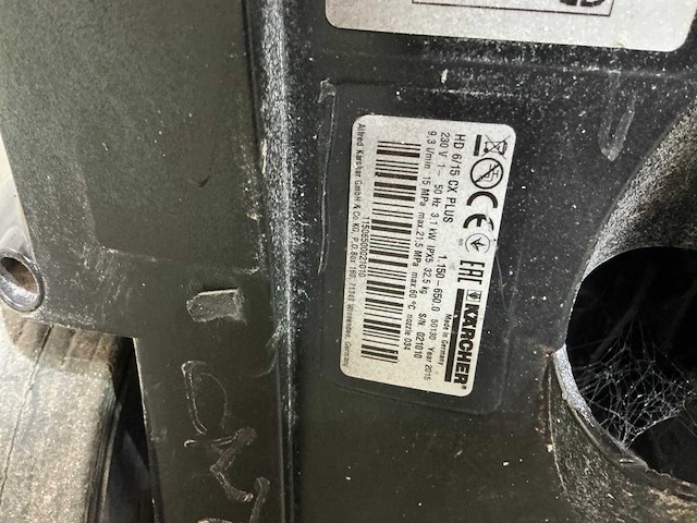 2015 karcher hd6/15cxplus hogedrukreiniger - afbeelding 5 van  5