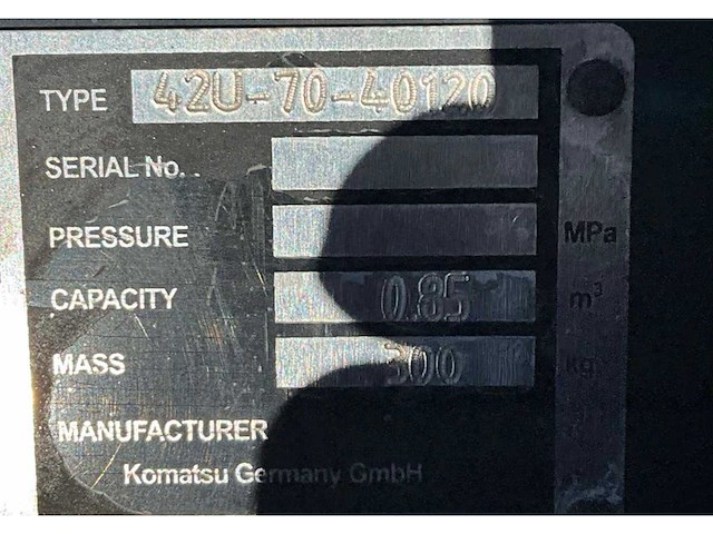 2015 komatsu wa-70-7 knik wiellader 4x4 - afbeelding 22 van  31