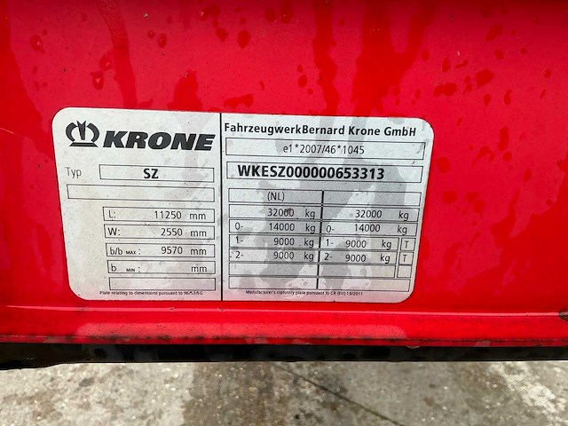 2015 krone sz citytrailer - afbeelding 8 van  29