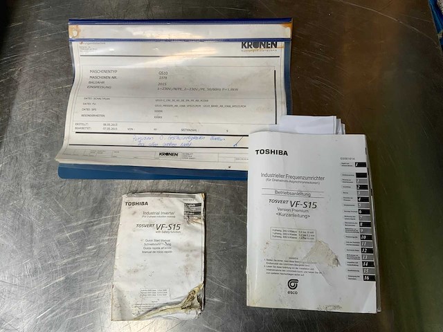 2015 kronen gs10-2 band snijmachine - afbeelding 2 van  10