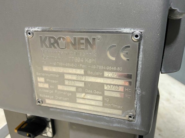 2015 kronen gs10-2 band snijmachine - afbeelding 10 van  10