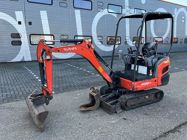 2015 kubota kx016-4 minigraafmachine - afbeelding 23 van  30