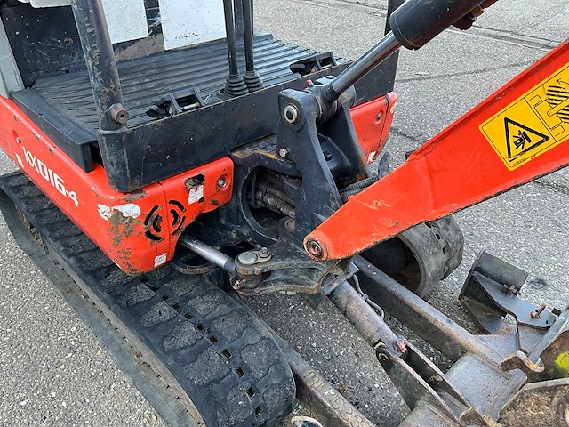 2015 kubota kx016-4 minigraafmachine - afbeelding 9 van  30