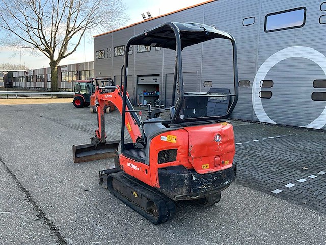 2015 kubota kx016-4 minigraafmachine - afbeelding 17 van  30