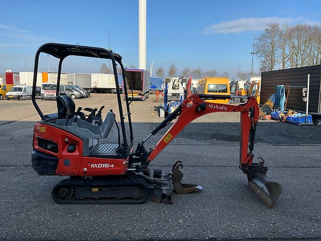 2015 kubota kx016-4 minigraafmachine - afbeelding 28 van  30