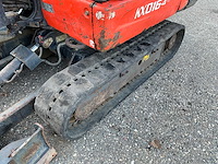 2015 kubota kx016-4 minigraafmachine - afbeelding 22 van  30