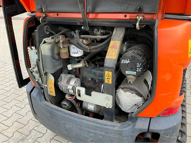 2015 kubota kx016-4g minigraafmachine - afbeelding 22 van  40