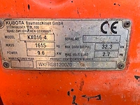 2015 kubota kx016-4g minigraafmachine - afbeelding 24 van  33