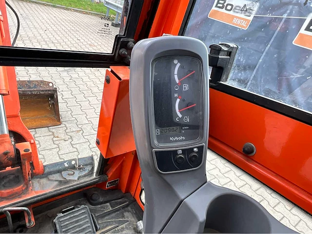 2015 kubota kx016-4g minigraafmachine - afbeelding 22 van  29