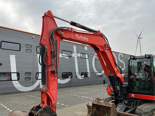 2015 kubota kx080-4 midigraafmachine - afbeelding 10 van  38