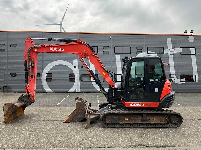 2015 kubota kx080-4 midigraafmachine - afbeelding 12 van  38