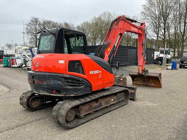 2015 kubota kx080-4 midigraafmachine - afbeelding 32 van  38