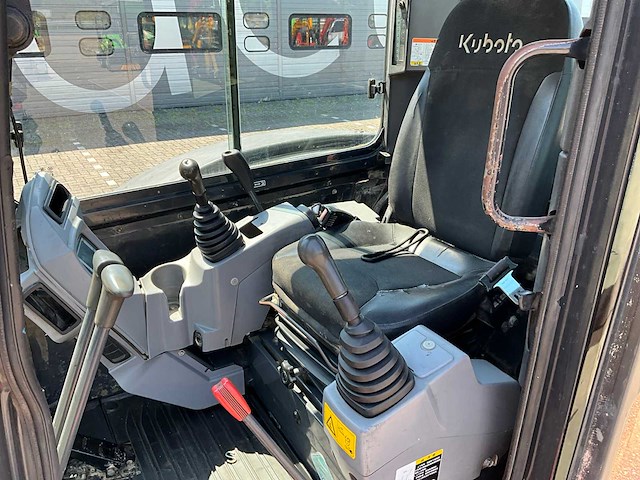 2015 kubota kx165-5 midigraafmachine - afbeelding 13 van  21