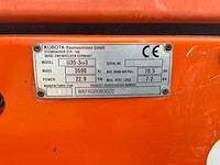 2015 kubota u 35-3 minigraafmachine - afbeelding 9 van  18