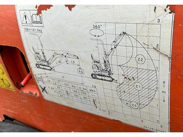 2015 kubota u10-3 mini graafmachine - afbeelding 21 van  29