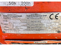 2015 kubota u10-3 vhg mini graafmachine - afbeelding 20 van  27