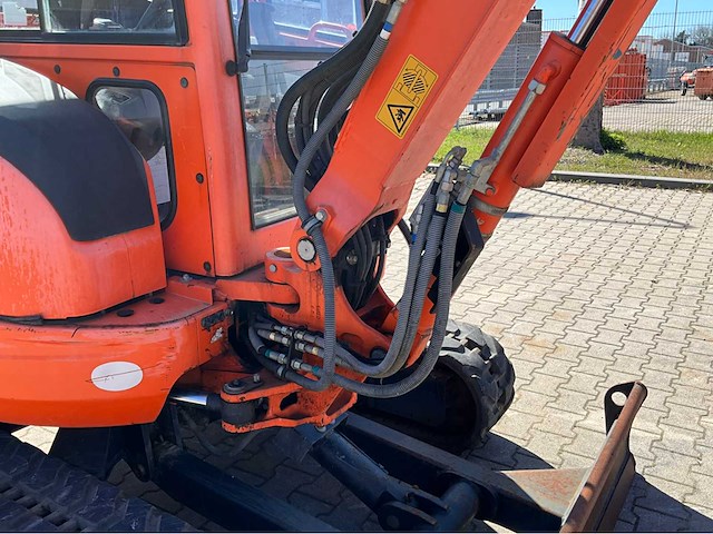 2015 kubota u35-3a3 mini graafmachine short tracks - afbeelding 11 van  36